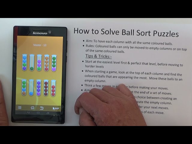 How to Solve Ball Sort Puzzles - Tips, Tricks & Strategies - Step by Step Instructions - Tutorial
