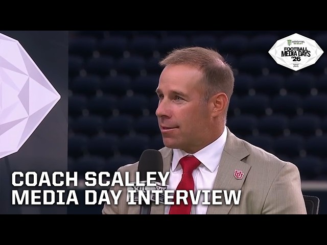 Coach Scalley Interview at 2026 Monster Energy Big 12 Football Media Days