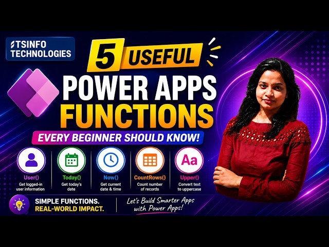 The Only 5 Power Apps Functions You Need to Start Building | Power Apps Functions Tutorial