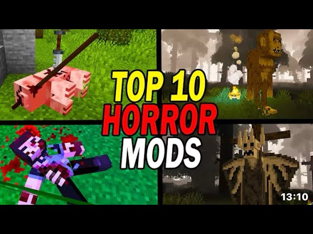 Top 10 Scariest Mods In Minecraft Bedrock & Java Edition (26.40)
