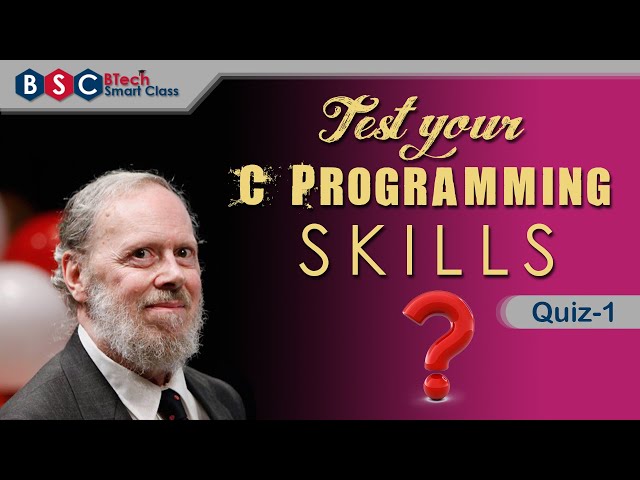 C Programming Quiz  - (Quiz -1)