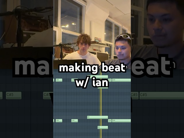 making a beat w/ @iaaaaaaannnnnn #flstudio #magicjohnson #beatmaker