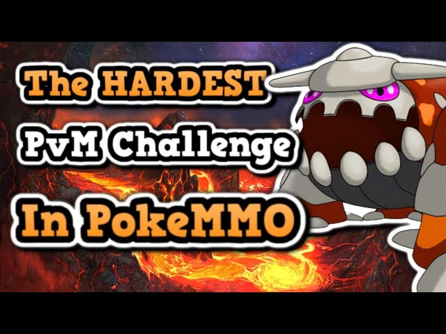 How I Beat The Heatran Raid (The Hardest PvM Challenge In PokeMMO)