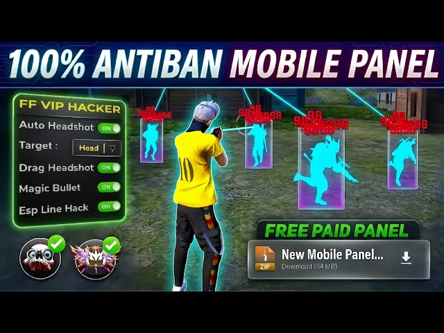 Ob55 Free Fire Panel Mobile 🔥 FF Antiban Panel | Free Fire Hack New 😈 FF Injector 2026 | FF Panel