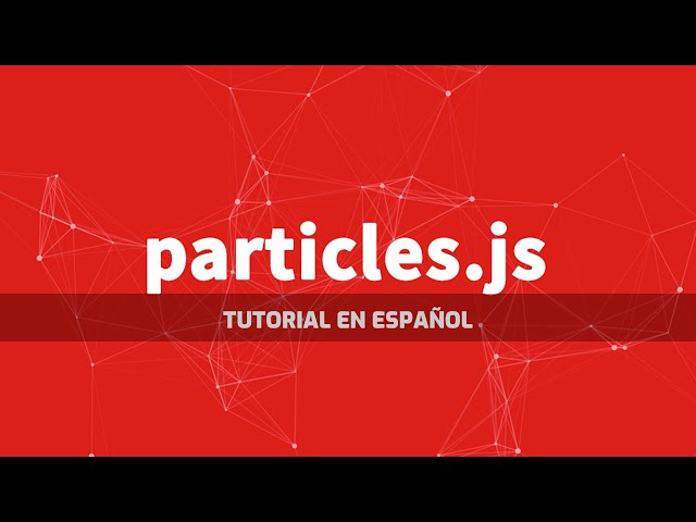 How to use PARTICLES JS ► JS Library | Tutorial in English