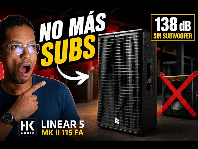 HK AUDIO Llinear 5 MKII 115 FA Review in Spanish