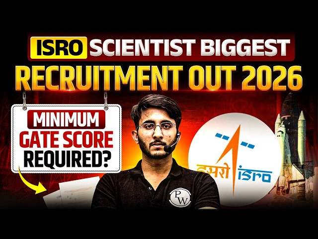 ISRO Scientist Recruitment 2026 Through GATE | Eligibility, Salary & Selection Process