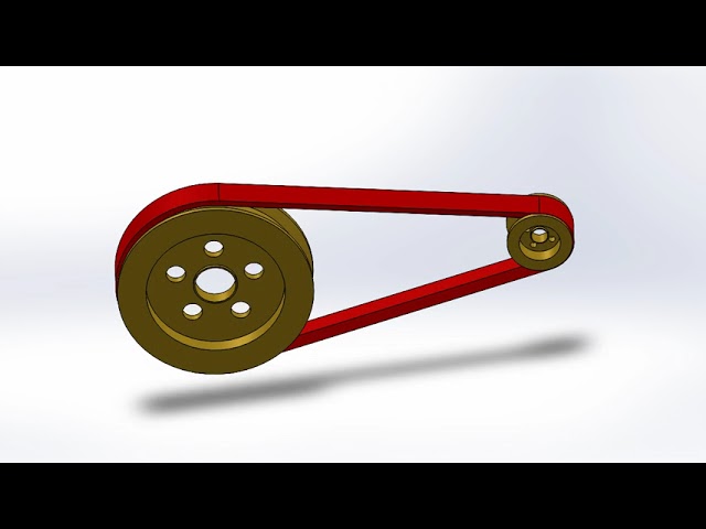 conveyor belt system model 3D animation solidwork tutorial