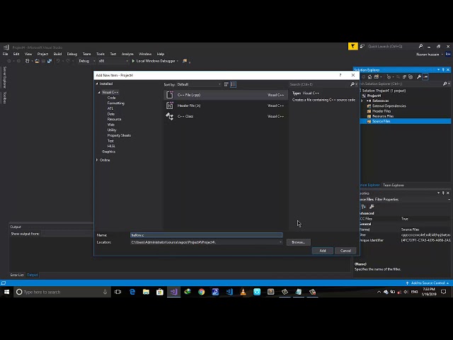 How to run and compile C programming language  in visual studio ....