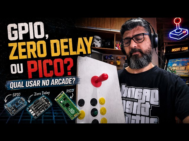 GPIO, Zero Delay, Raspberry Pi Pico ou Óptico? Qual usar no seu Arcade?