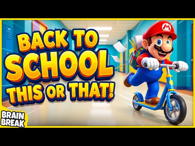 Back To School This or That | Back To School Brain Breaks For Kids | Would You Rather | GoNoodle