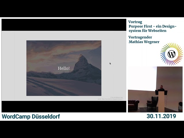 Mathias Wegener: Purpose First – ein Designsystem für Webseiten