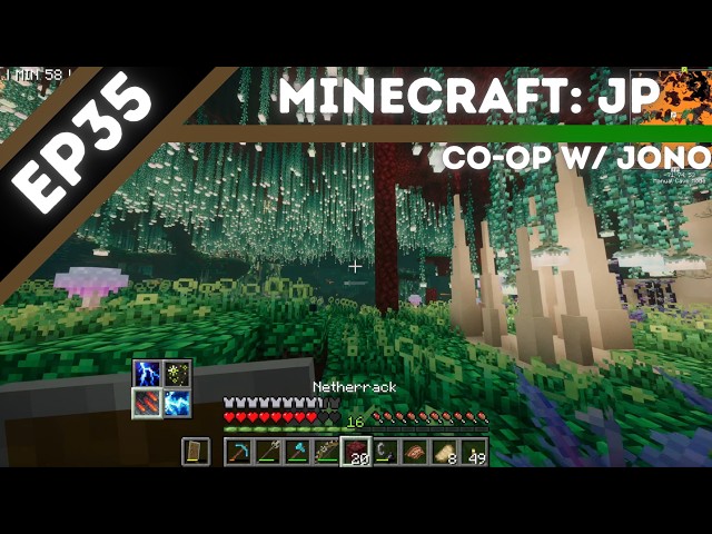 Let's Play Minecraft: Jonopack (BLIND) Co-Op w/ Jonoman - Episode 35
