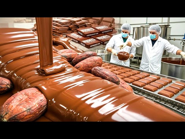 Inside the Hershey’s Chocolate Factory: From Cocoa Beans to Iconic Bars