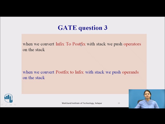 Data Structure - Stack - GATE Questions