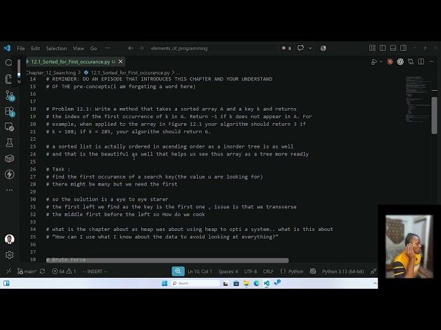 DAY 106 - First Occurrence in a Sorted Array | Binary Search Introduction | EPI 12.1
