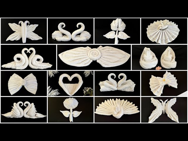 TOWEL ART - EASY TUTORIAL TOWEL FOLDING