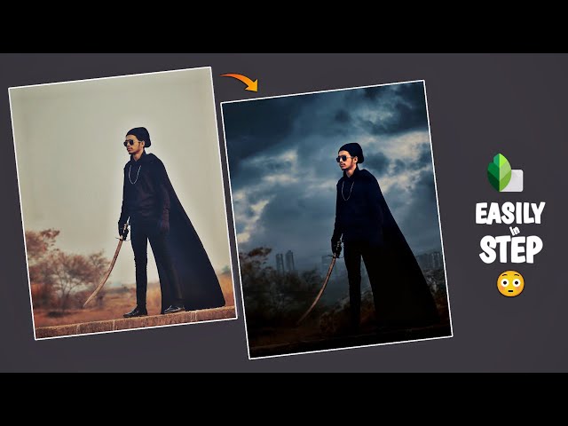Sky Change Editing Tutorial in 2 Step || Snapseed Photo Editing - Ghaus Editz