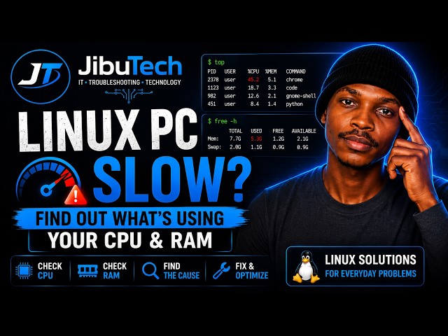 Linux PC Running Slow? Find Out What's Using Your CPU & RAM
