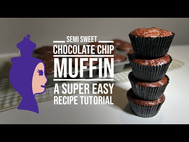 Easy Chocolate Chip muffin Baking Tutorial | Danerie bakes cakes
