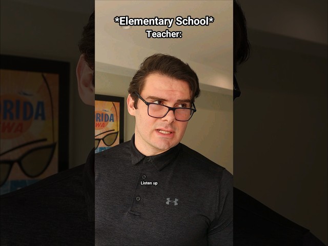 Elementary School VS Middle School VS High School VS College.