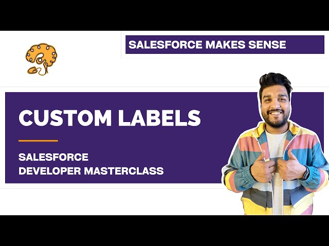 Custom Labels - Explained | Chapter 95 |  Salesforce Developer Masterclass