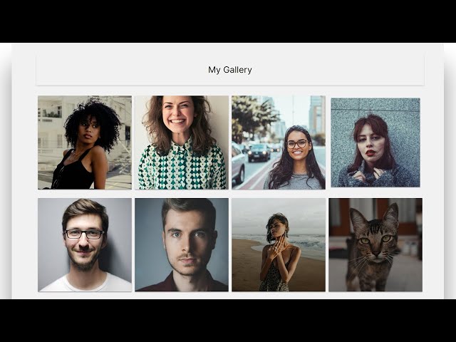 A responsive image gallery | HTML, CSS Flexbox - CODE THERAPY