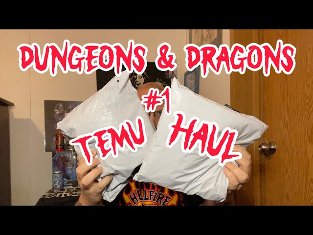 Dungeons and Dragons Temu Haul #1