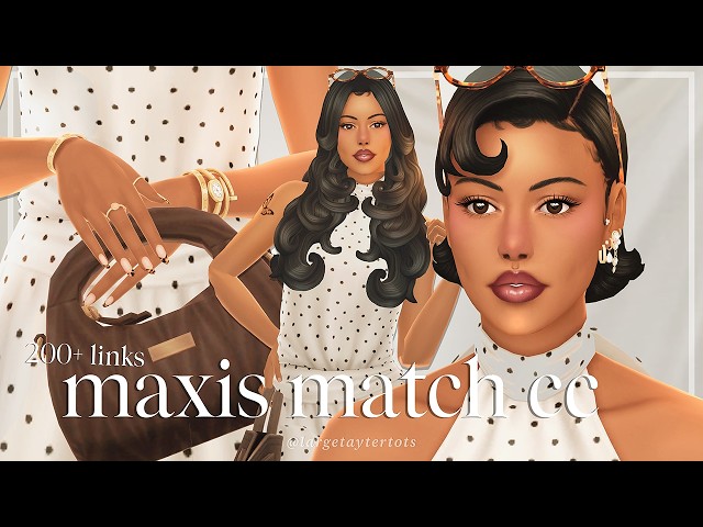 The BEST Maxis Match CC for The Sims 4 (200+ items) Hair, Accessories, Nails, etc | Custom Content