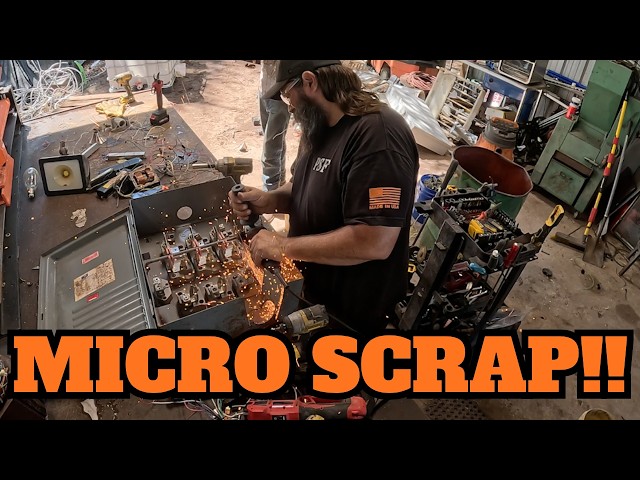 Micro Scraping For Copper!!! Clearing the Scrap All Over My Shop!!! p1