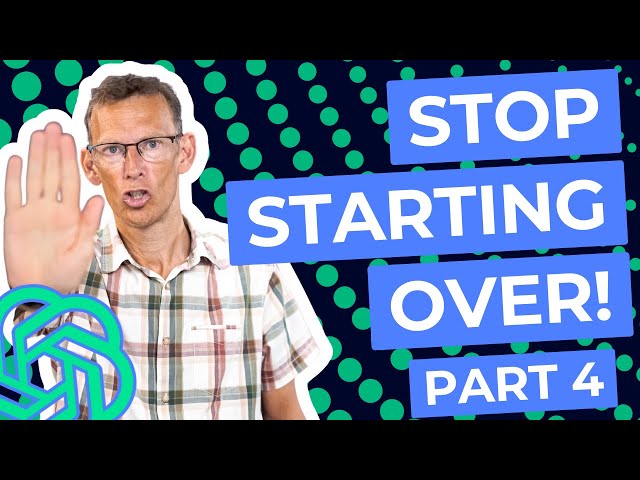 How to Edit, Reuse & Improve ChatGPT Prompts for Better Results - Part 4