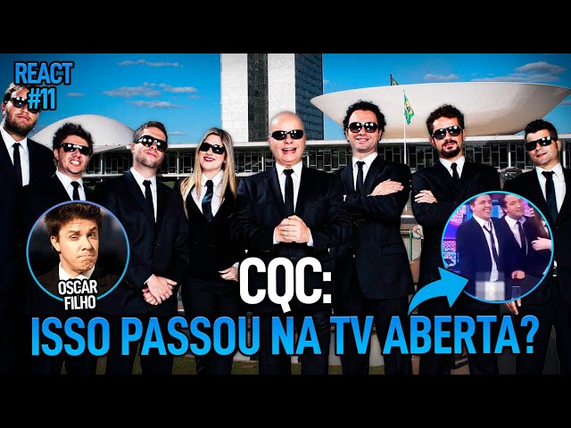 REACT #11 | OSCAR FILHO REAGE AS SUAS MELHORES MATÉRIAS DO CQC | #ACHISMOS