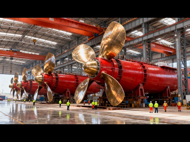 How Submarine Engines Are Sealed in 1,000-Ton Steel Capsules for Ships