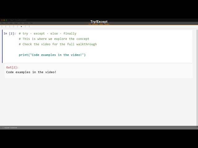 Day 17 — Exception Handling | 30 Days Of Python 🐍