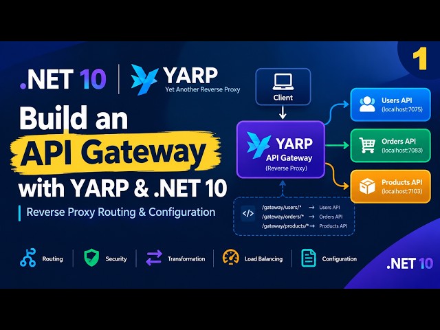 YARP Reverse Proxy in ASP.NET Core | Configure Routes & Clusters with C# Classes