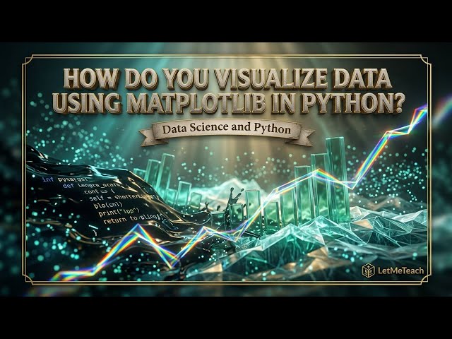 Matplotlib Data Visualization Python Tutorial | Data Science | LetMeTeach