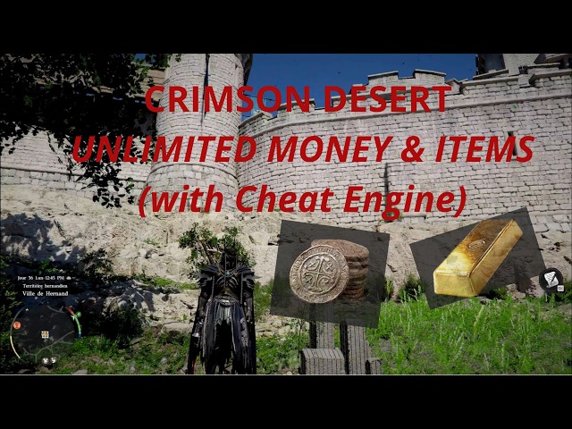 CRIMSON DESERT   UNLIMITED MONEY & ITEMS (With Cheat Engine)