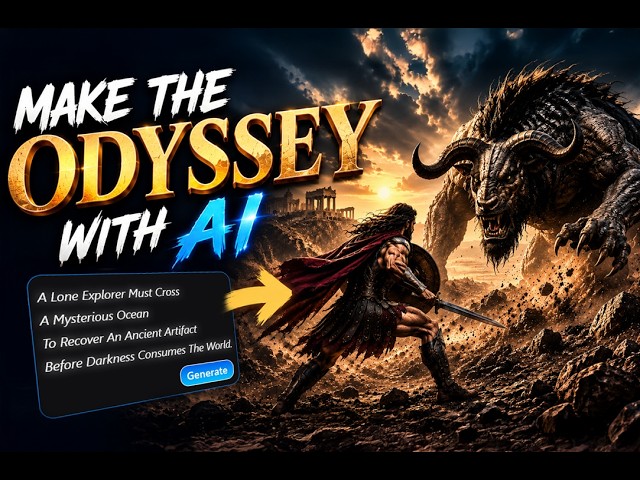 Create Your Own Epic Movie Like The Odyssey with AI | PowerDirector
