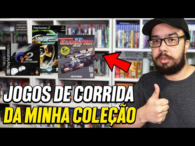 OS JOGOS DE CORRIDA QUE TENHO NA MINHA COLEÇÃO PESSOAL