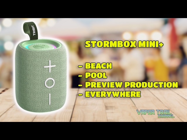 Fast Tech Friday! TRIBIT Stormbox Mini+ Waterproof Bluetooth Speaker