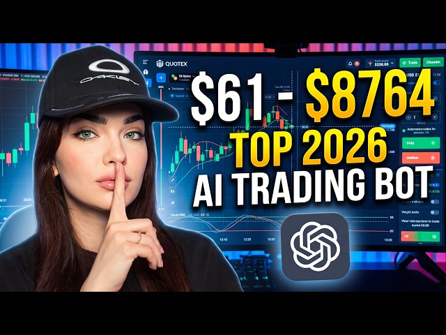 QUOTEX TRADING BOT | CHATGPT BOT FOR BINARY OPTIONS (+$8764 profit)
