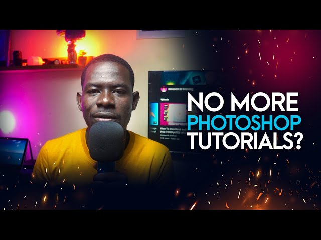 We Need To Talk! NO MORE PHOTOSHOP TUTORIALS? | Innocent K Boateng