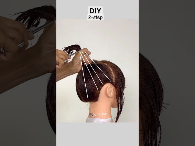 DIY WOLF CUT TUTORIAL #easytutorial #haircut #hairstyle #shortvideo