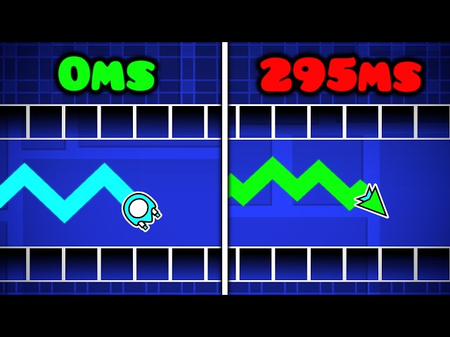 Geometry Dash but My Clicks Are DELAYED