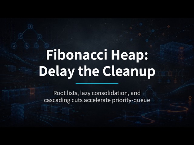 Fibonacci Heap: Delay the Cleanup