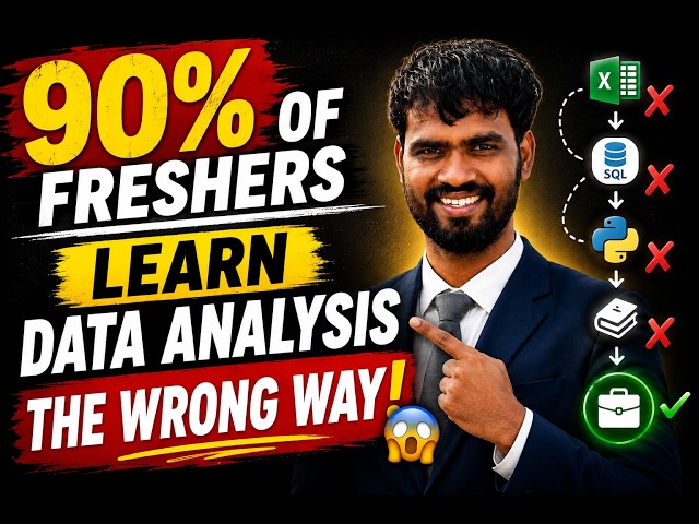 From Excel to ₹8 LPA 💰 | Data Analyst Roadmap 2026