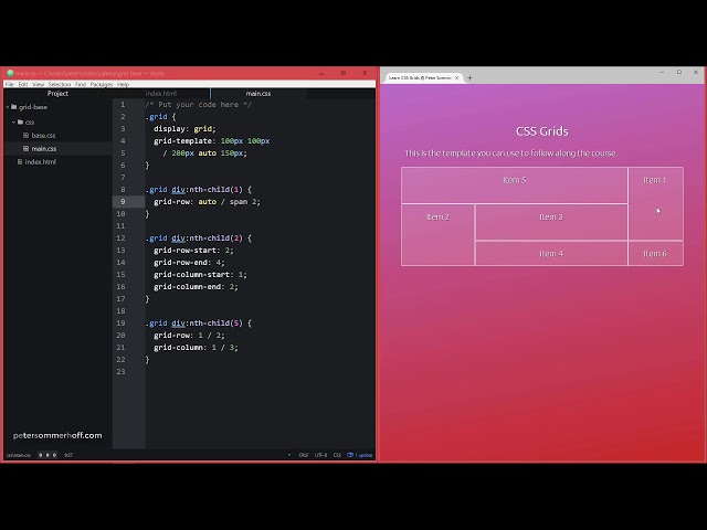 CSS Grid Layout Course #10: Use "span"