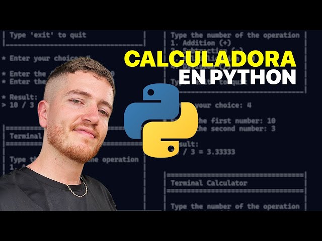 Calculadora en Python 🐍 Aprende a programar paso a paso