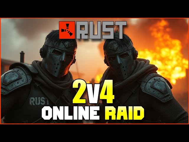 2v4 Online Raid - Rust Console