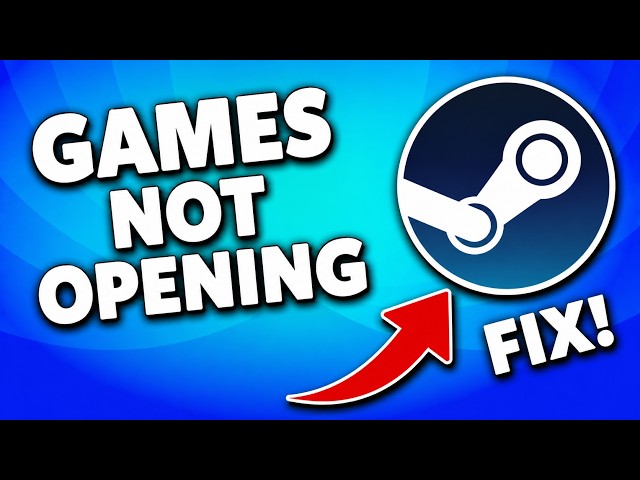 Fix Steam Games Not Launching – Game Crash Solved | Full Tutorial